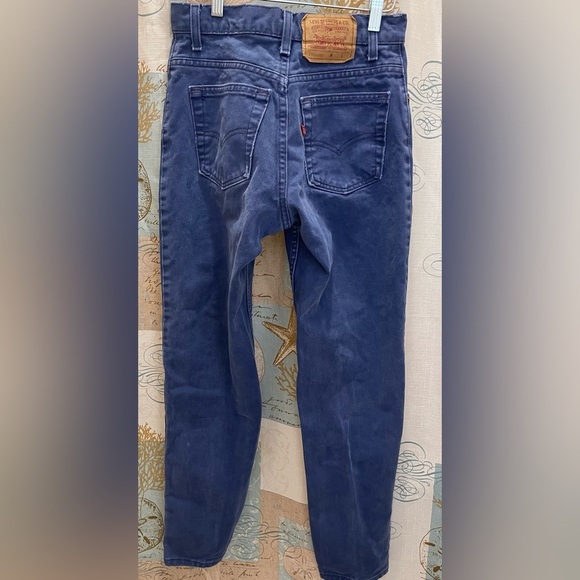 Levis 532 VTG 90’s Colbalt Blue Denim Jeans Womens 5M Streetwear *Flaw - Picture 7 of 12
